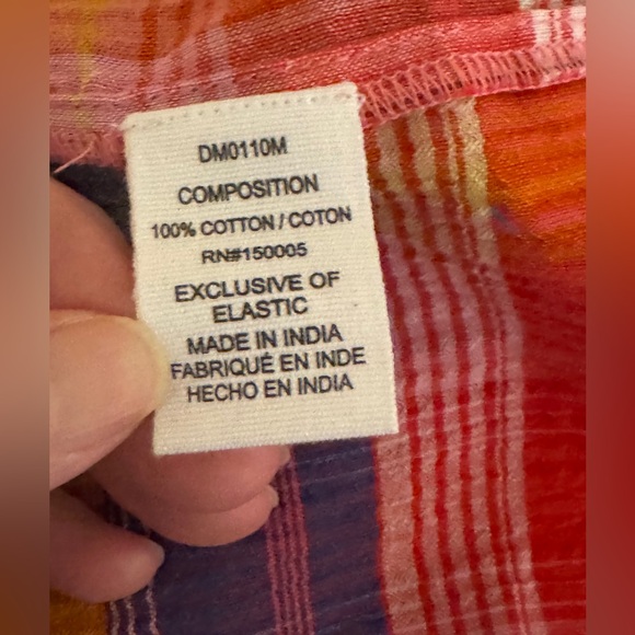 Evereve dRA LA Womens M Sofia Plaid Tiered Sleeveless Midi Sun Dress Boho - Picture 4 of 6